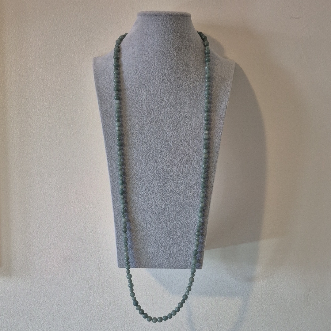 Natural Green Jade Necklace Braclet 75$